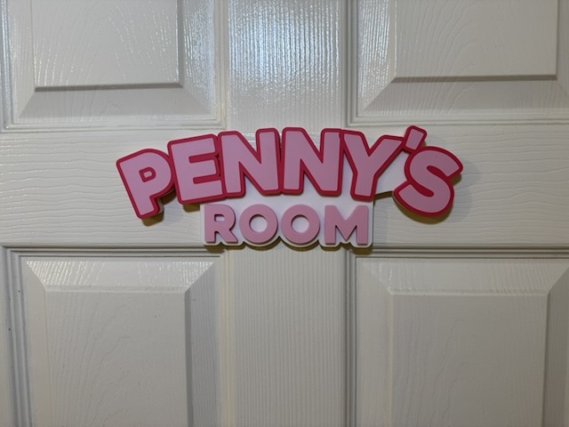 Various Personalised Childs Door Signs