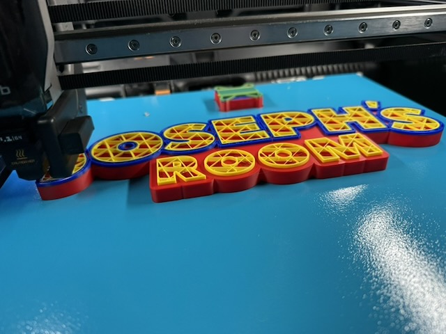 Child Door Sign Production