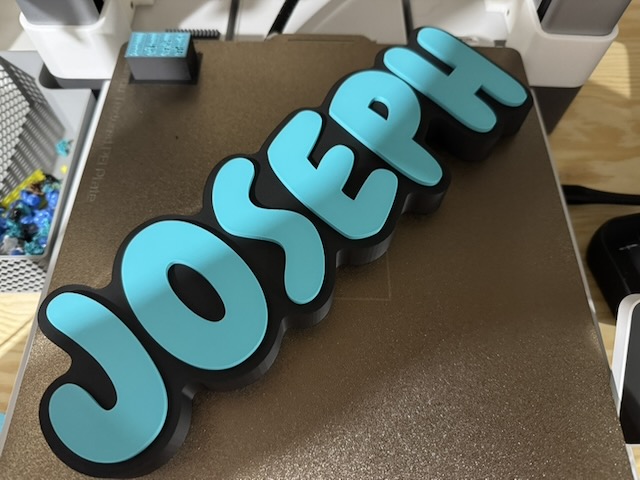 Stand Up Name Sign