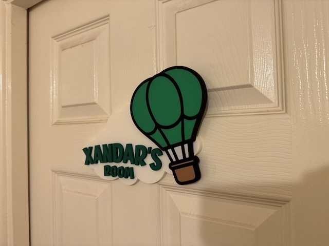 Various Personalised Childs Door Signs