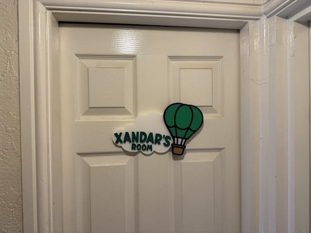 Various Personalised Childs Door Signs