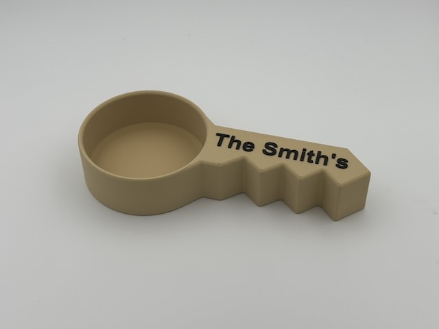 Personalised key tray